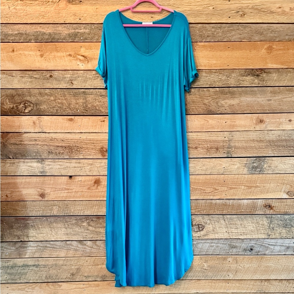 Grace & Lace Turquoise Maxi Dress